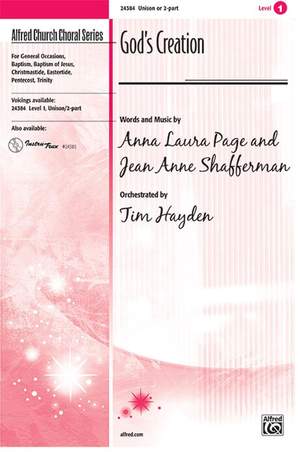 Anna Laura Page/Jean Anne Shafferman: God's Creation Unison / 2-Part