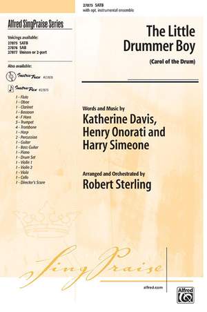 Katherine K. Davis/Henry Onorati: The Little Drummer Boy SATB