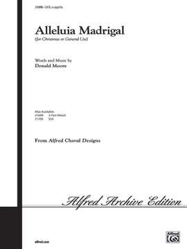 Donald Moore: Alleluia Madrigal