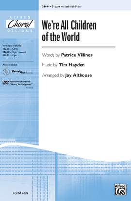 Tim Hayden: We're All Children of the World 3-Part Mixed