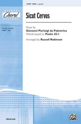 Giovanni Pierluigi da Palestri: Sicut Cervus SAB
