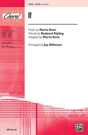 Marta Keen/Rudyard Kipling: If SATB