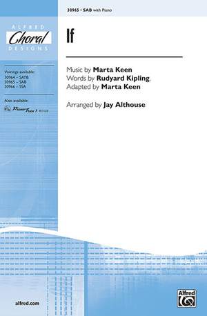 Marta Keen/Rudyard Kipling: If SAB