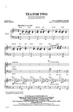 Vincent Youmans: Tea for Two (from the musical No, No, Nannette) SATB Product Image