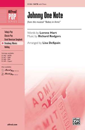 Richard Rodgers: Johnny One Note (from the musical Babes in Arms) SATB