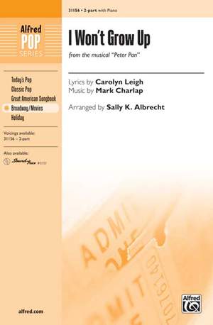 Mark Charlap: I Won't Grow Up (from the musical Peter Pan) 2-Part