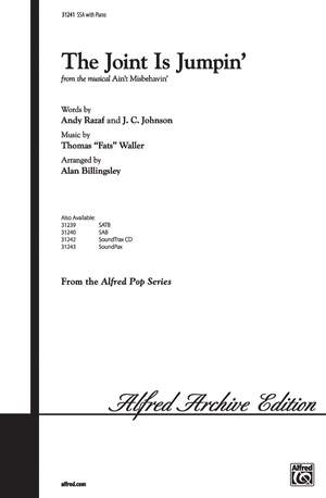 Thomas "Fats" Waller: The Joint Is Jumpin' (from the musical Ain't Misbehavin') SSA