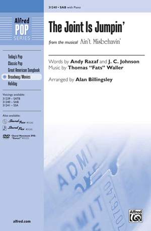 Thomas "Fats" Waller: The Joint Is Jumpin' (from the musical Ain't Misbehavin') SAB