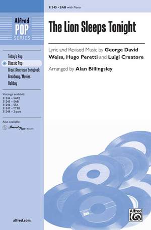 Luigi Creatore/Hugo Peretti/George David Weiss: The Lion Sleeps Tonight SAB