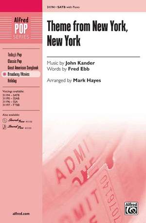 John Kander: Theme from New York, New York SATB