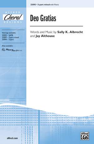 Sally K. Albrecht/Jay Althouse: Deo Gratias 3-Part Mixed