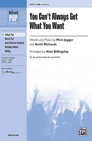 Mick Jagger/Keith Richards: You Can't Always Get What You Want SAB