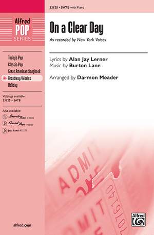 Burton Lane: On a Clear Day SATB
