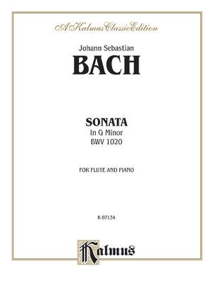 Johann Sebastian Bach: Sonata in G Minor, BWV 1020