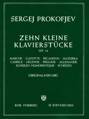 Prokofiev: 10 Little Piano Pieces (Complete) Op.12