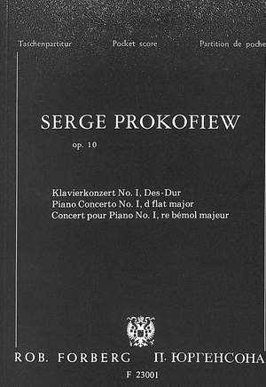 Prokofiev: Piano Concerto No.1 in D flat Op.10