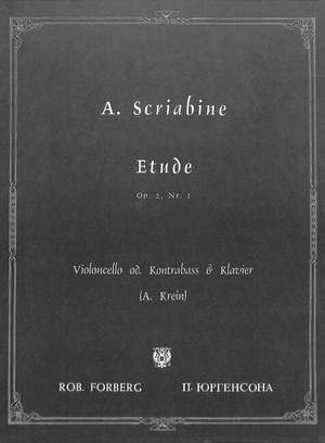 Skryabin, A: Etude Op.2 No.1
