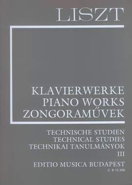 Liszt: Technical Studies III (paperback)