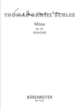 Schlee, T: Missa Op.61