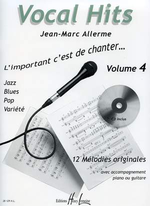 Allerme, Jean-Marc: Vocal Hits Vol.4 (voice/piano/CD)