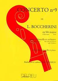 Boccherini, Luigi: Concerto No.9 in B flat major (cello/pno