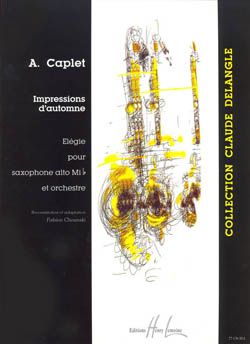 Caplet, Andre: Impressions d'Automne (asax/piano)