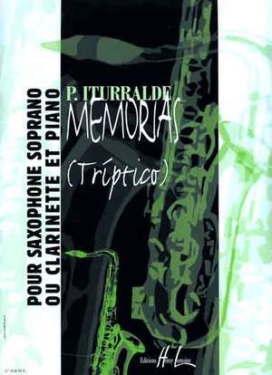 Iturralde, Pedro: Memorias (clarinet and piano)