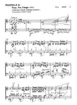 Piazolla, Astor: Four for Tango (sax ensemble) Product Image