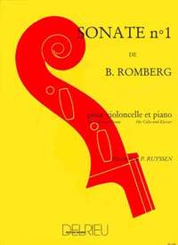 Romberg, Bernhard-Heinrich: Sonata No.1 in B flat major (cello & pno