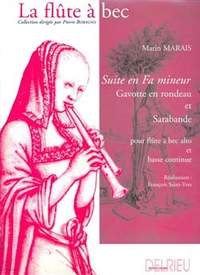 Marais, Marin: Suite in F minor (alto recorder/piano)