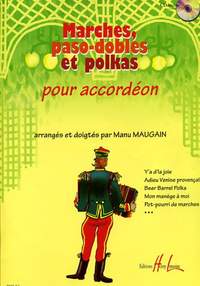 Maugain, Manu: Marches,Paso-dobles & Polkas (accord/CD)