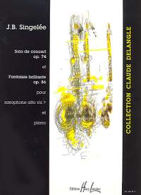 Singelee, Jean-Baptiste: Solo de concert Op.74  (asax/piano)