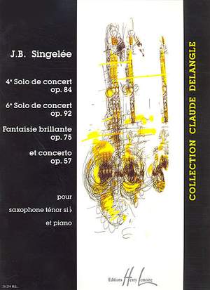 Singelee, Jean-Baptiste: Fantaisie brillante (tensax and piano)