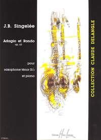 Singelee, Jean-Baptiste: Adagio et Rondo Op.63 (asax/piano)