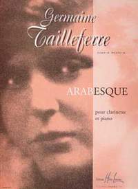 Tailleferre, Germaine: Arabesque (clarinet and piano)
