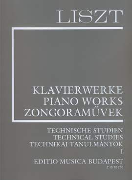 Liszt: Technical Studies I (paperback)