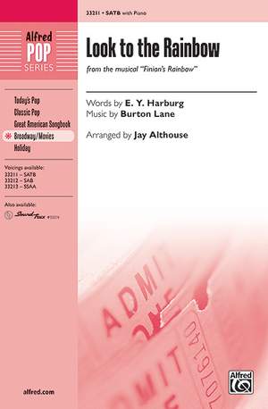 Burton Lane: Look to the Rainbow (from the musical Finian's Rainbow) SATB