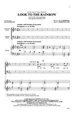 Burton Lane: Look to the Rainbow (from the musical Finian's Rainbow) SATB Product Image