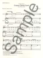 Benjamin Britten: Corpus Christi Carol - Low Voice/Piano Product Image