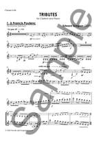 Edward Gregson: Tributes (Clarinet/Piano) Product Image