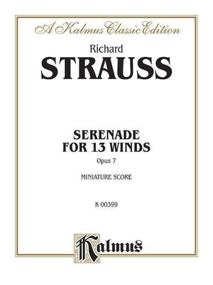 Richard Strauss: Serenade for 13 Winds, Op. 7