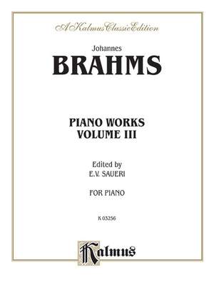Johannes Brahms: Piano Works, Volume III (2 Concertos, Paganini Variations & Waltzes)