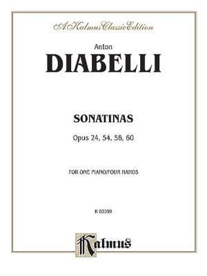 Anton Diabelli: Sonatinas, Op. 24, 54, 58, 60