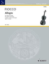 Fiocco, J: Allegro G Major
