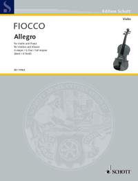 Fiocco, J: Allegro G-Dur G major