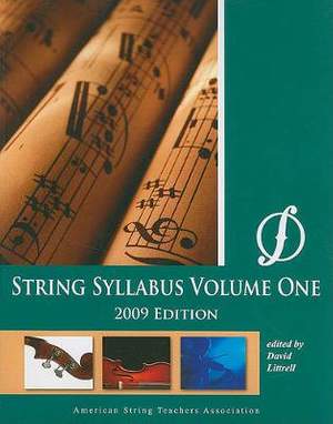 String Syllabus Volume One (2009 Edition)
