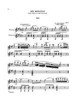 Niccolò Paganini: Six Sonatas for Violin and Guitar, Op. 3 Product Image