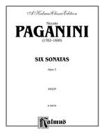 Niccolò Paganini: Six Sonatas for Violin and Guitar, Op. 3 Product Image