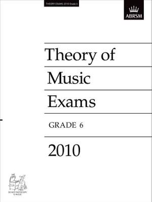 Theory of Music Exams 2010, Grade 6