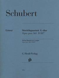 Franz Schubert: Steirquartett G Dur Op Post 161 D 887